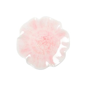 Assiette à dessert rose en mélamine  - lot de 6