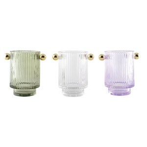 Bougeoirs 3 couleurs  - lot de 3