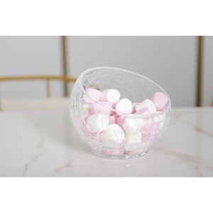 Bol en verre effet craquelé petit modèle