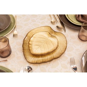 Coupelle feuille dorée grand modèle