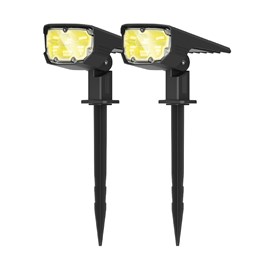 Lot de 2 projecteur paysagiste solaire