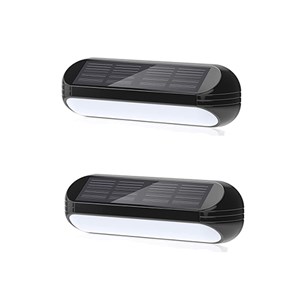 Lot de 2 applique solaire murale