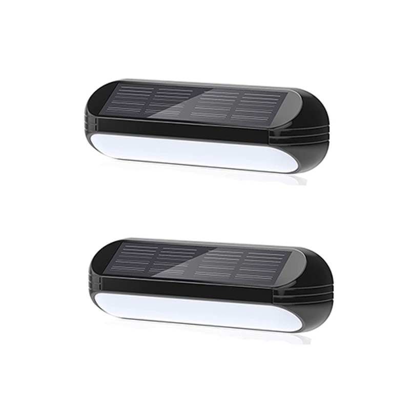 Lot de 2 applique solaire murale