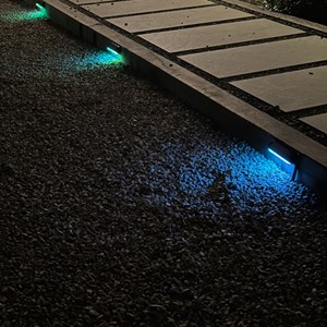 Lot de 2 applique solaire murale