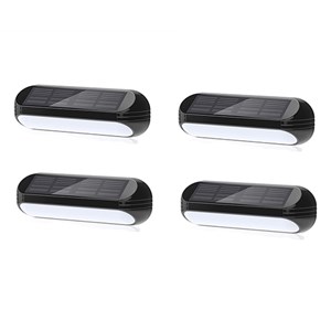 Lot de 4  applique solaire murale