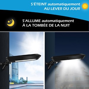 Lot de 4 eclairage solaire détection
