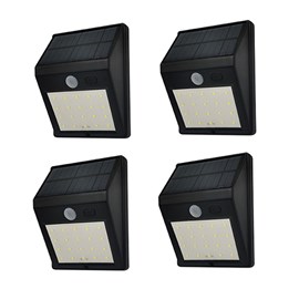 Lot de 4 eclairage solaire détection