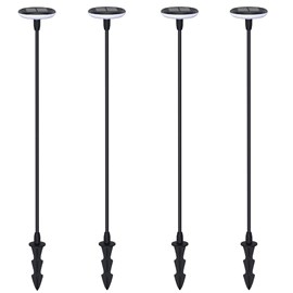 Lot de 4 éclairages solaire à planter