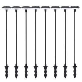 Lot de 8 éclairages solaire à planter