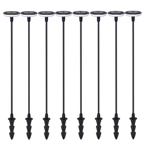 Lot de 8 éclairages solaire à planter