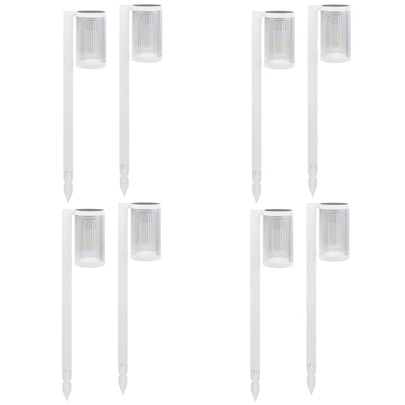 Lot de 8 éclairages solaire à planter