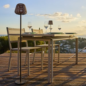 Lampadaire nomade beige midy