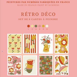 Peintures par numéros - rétro déco