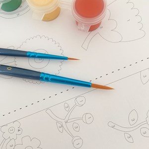 Peintures par numéros - chez mamie