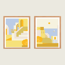 Peintures par numéros - petites ruelles