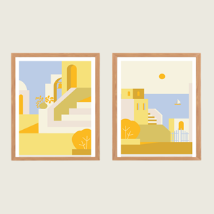 Peintures par numéros - petites ruelles