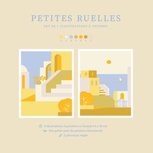 Peintures par numéros - petites ruelles