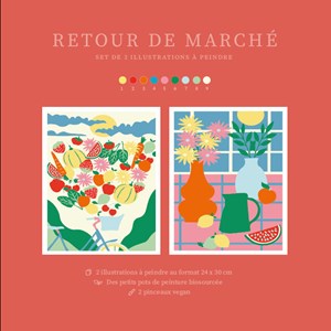 Peintures par numéros - retour de marché