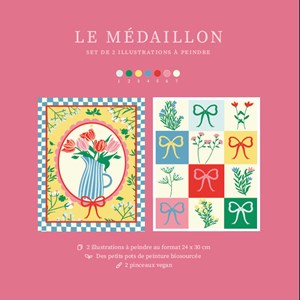 Peintures par numéros - le médaillon