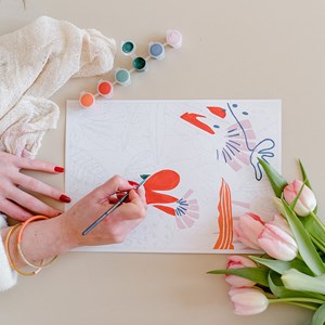 Peintures par numéros - promenade