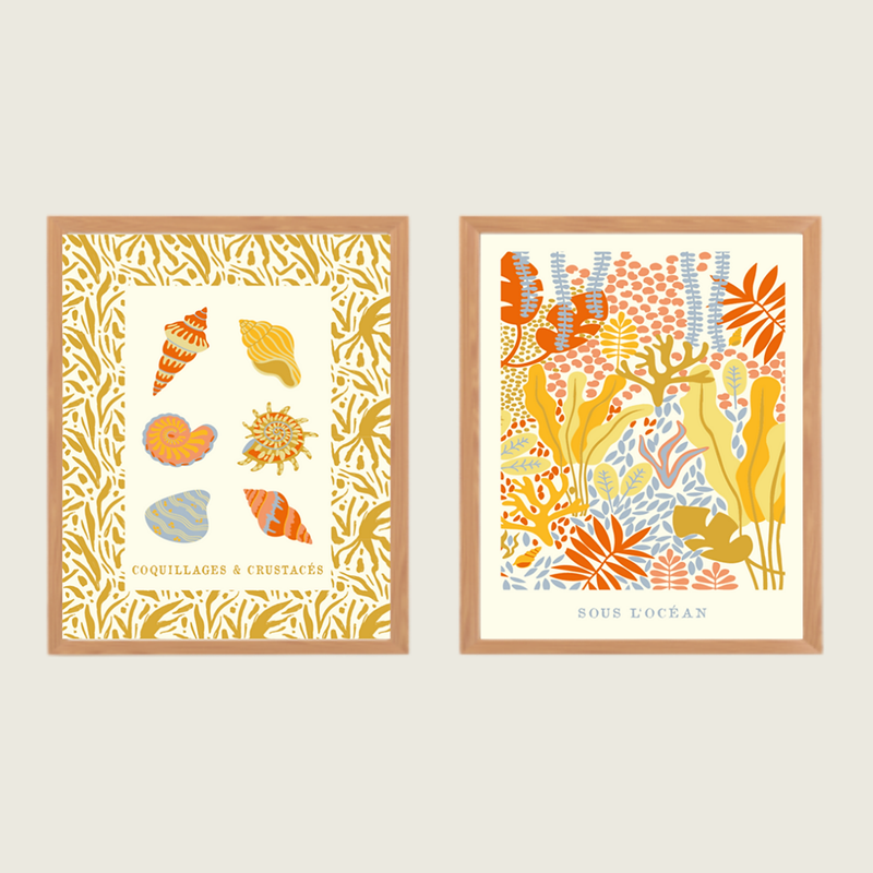 Peintures par numéros - sous l'océan