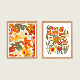 Kit de peinture par numéros - fleurs