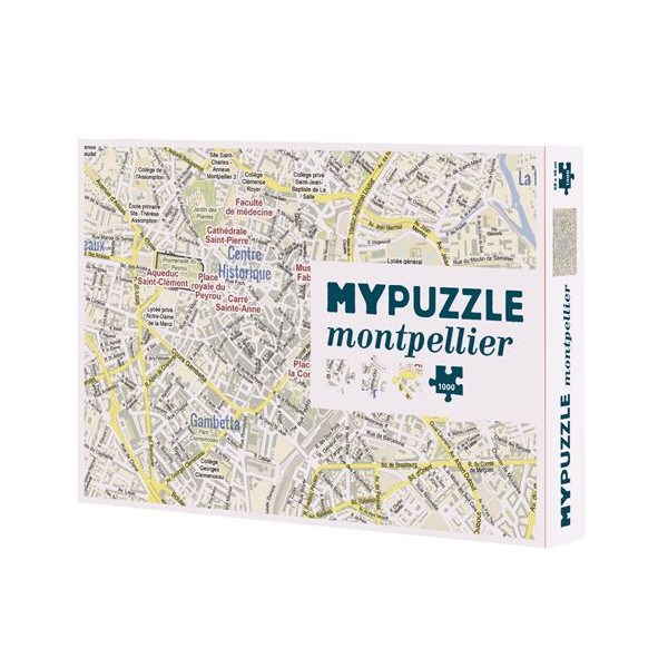 Puzzle helvetiq montpellier 1000 pièces
