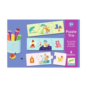 Puzzles trio djeco mon quotidien