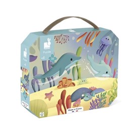 Puzzle frise les animaux marins - janod