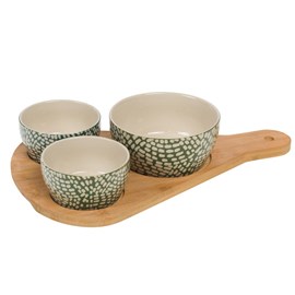 Plateau apéritif 3 bols isis