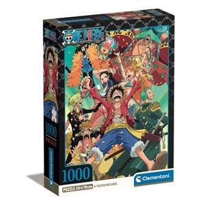 Puzzle 1000 pièces clementoni one piece