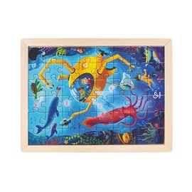 Puzzle hape sauvetage des océans 2 en 1