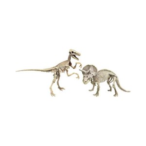 Archéo-ludic t-rex  et  tricératops
