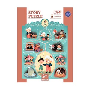 Puzzle 54 pièces djeco pinocchio
