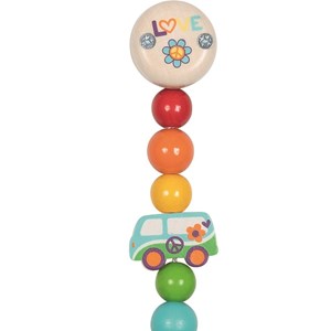 Accroche-tétine van arc-en-ciel