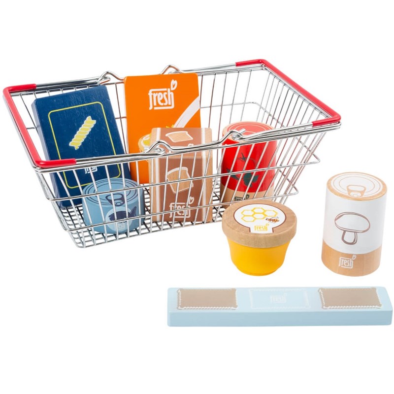 Set d'aliments en panier fresh