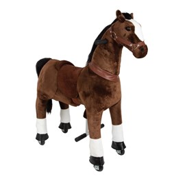 Cheval à monter sur roulettes