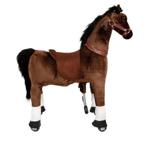 Cheval à monter sur roulettes