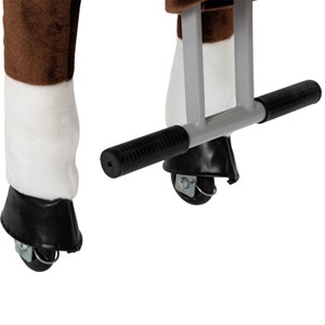 Cheval à monter sur roulettes