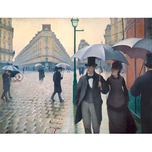 Rue de paris, temps de pluie de caillebo