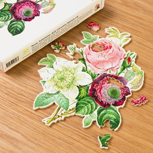 Rose, anémone et clématite de redouté