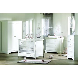 Lit bébé 120x60 coulissante elodie