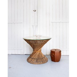 Léonie, la table basse en osier n°158