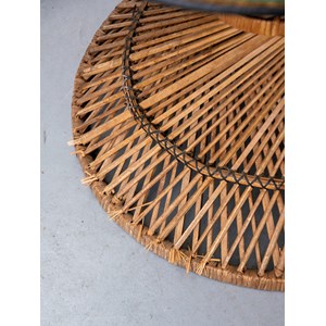 Léonie, la table basse en osier n°158