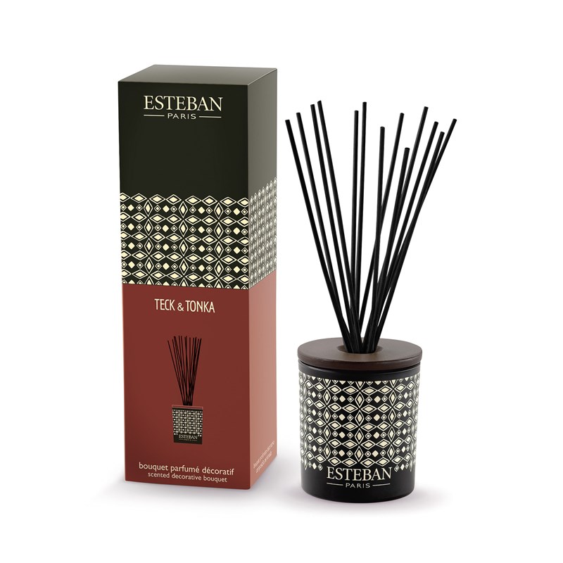 Bouquet parfumé décoratif teck et tonka