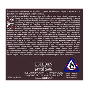 Bougie parfumée lin  et  petitgrain