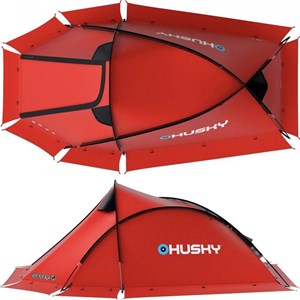 Tente husky flame 2 personnes rouge