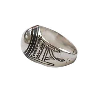 Bague chevalière touareg