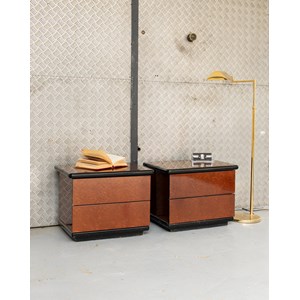 Maïa, la paire de chevets en bois n°127
