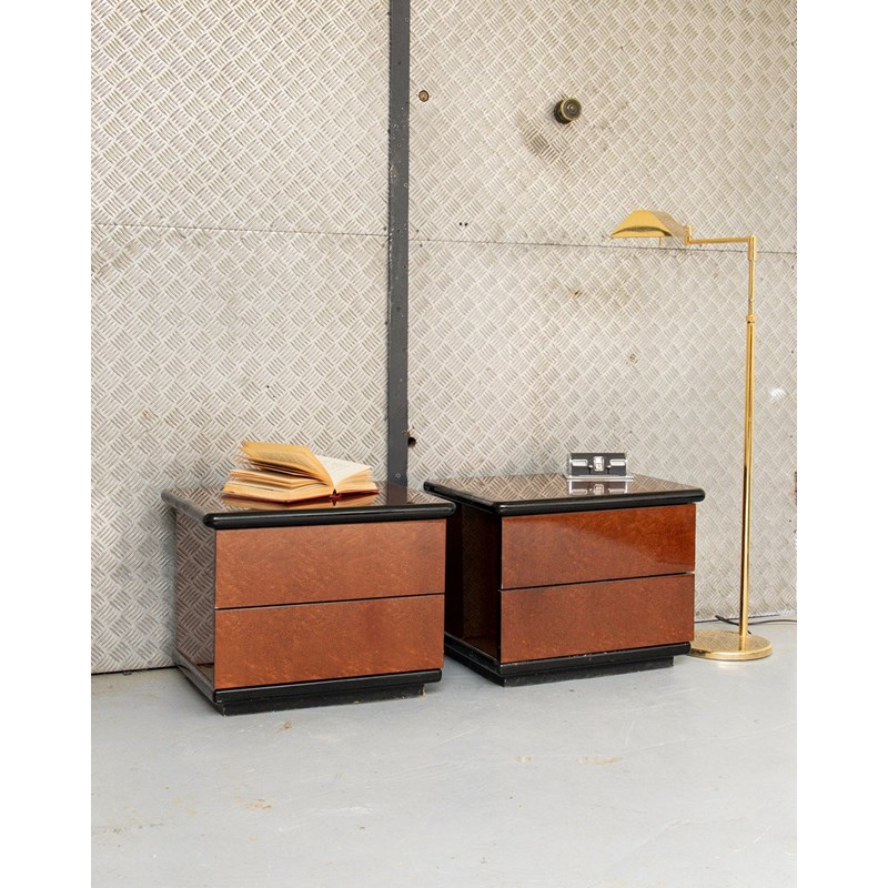 Maïa, la paire de chevets en bois n°127